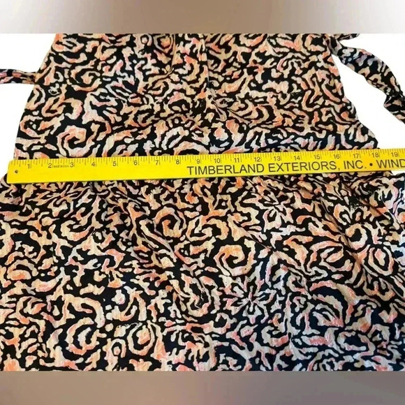 MSRP $328 Parker Maxi Tiered Sundress Animal Print w/Pockets. Smocked top bodice - Picture 9 of 12